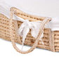 Childhome Bundle Moses Basket with Mattress and Off White Cover