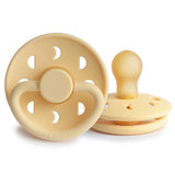 Frigg Moon Phase Latex Baby Pacifier 0-6M, 1Pack, Pale Daffodil - Size 1 - Laadlee