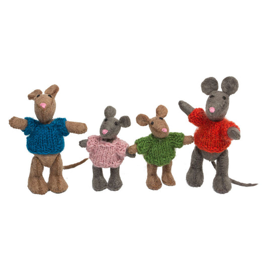 Papoose Mouse Family - 4pcs