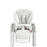 Peg Perego Tatamia Follow Me Ultra Compact Baby Recliner Swing And High Chair - Latte/White