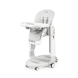 Peg Perego Tatamia Follow Me Ultra Compact Baby Recliner Swing And High Chair - Latte/White