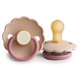Frigg Daisy Latex Baby Pacifier 0-6M, 1Pack, Peony - Size 1 - Laadlee