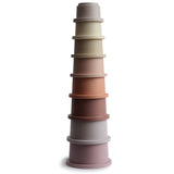 Mushie Stacking Cups Petal - Laadlee