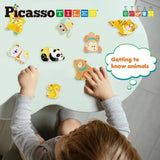 Picasso Magnetic Block Forest Animals - 8pcs