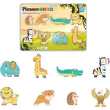 Picasso Magnetic Blocks Safari Animal - 8pcs