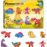 Picasso Magnetic Dinosaur Figures - 8pcs