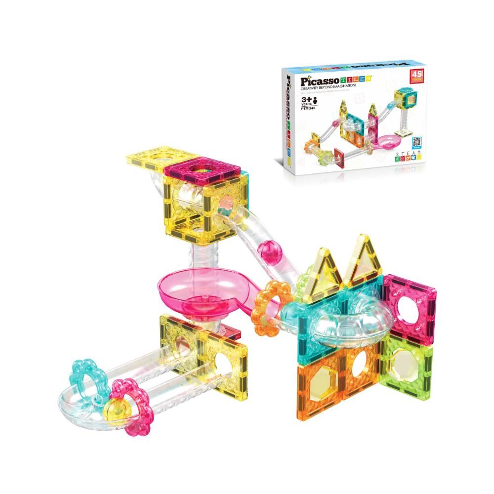 picasso-tiles-magnetic-mini-diamond-marble-run-track-set-45-pcs-1