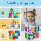Picasso Magnetic Tiles Clip-On Window and Door - 40pcs