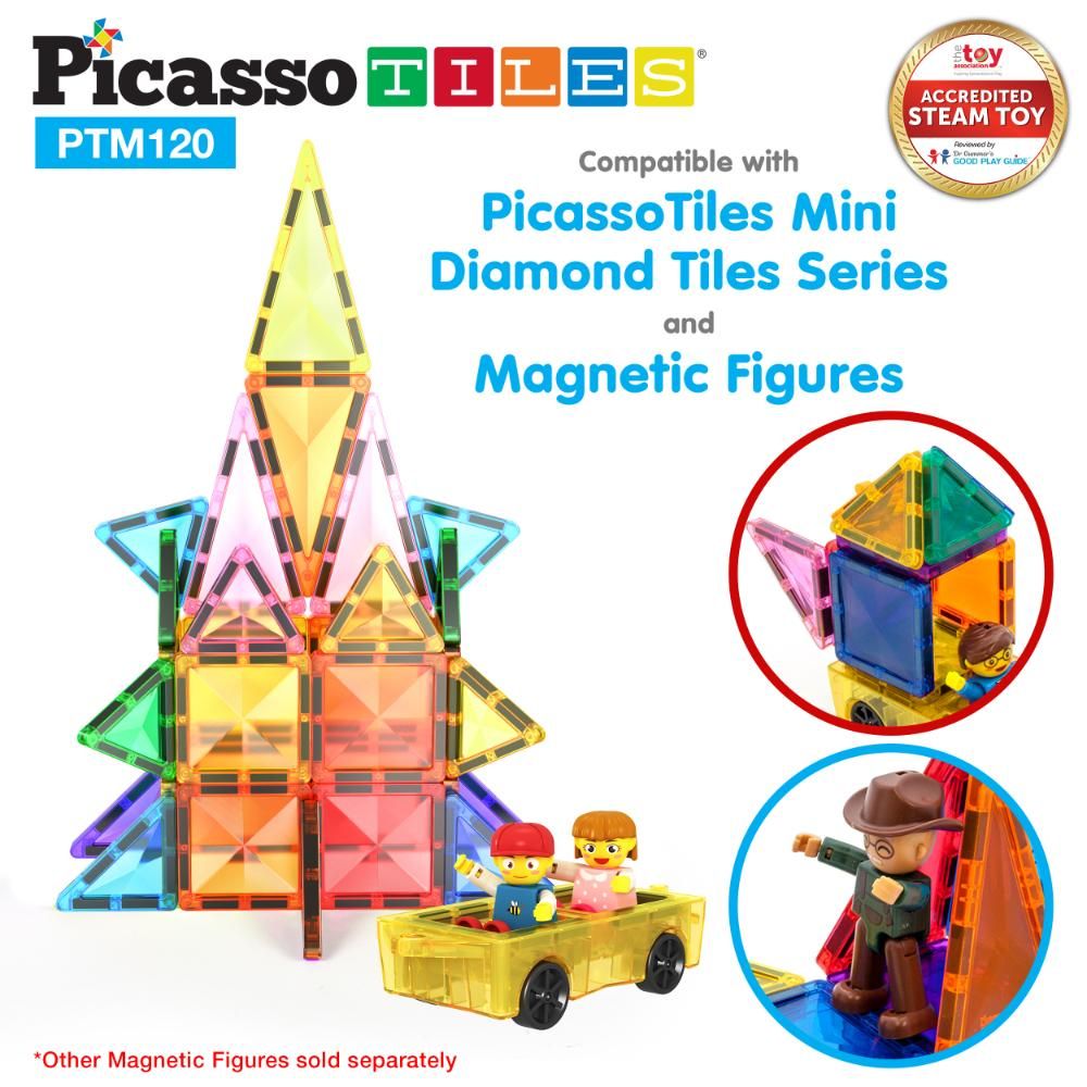 picasso-tiles-magnetic-tiles-mini-diamond-w-characters-car-120pcs-2