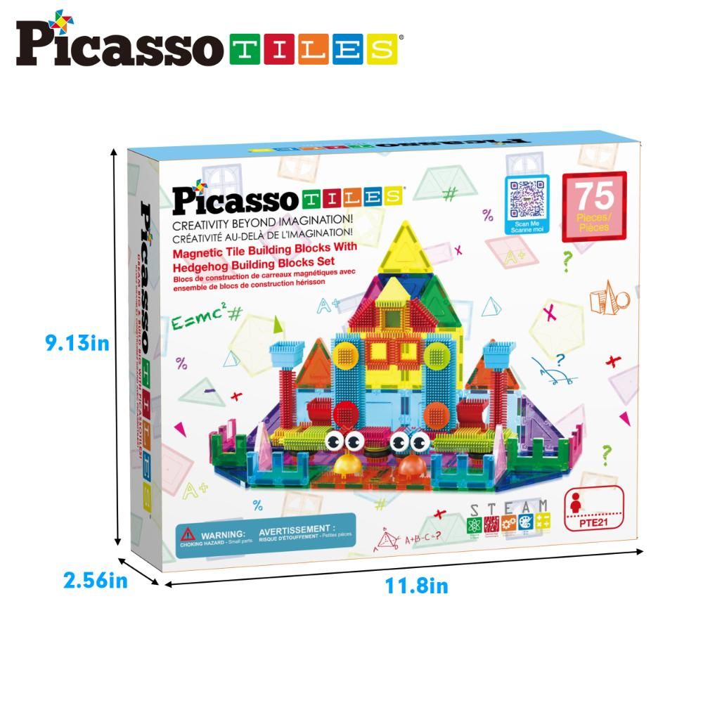 picasso-tiles-magnetic-tiles-w-hedgehog-building-block-set-75pcs-6