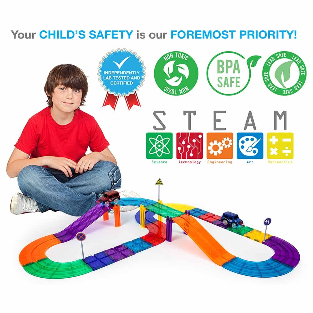 picasso-tiles-racing-track-set-with-led-cars-30pcs-7