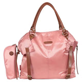 Pierre Cardin Baby Diaper Bag With  Bottle Holder - Pink