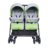 Pierre Cardin Side To Side Twin Stroller - Green