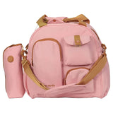 Pierre Cardin Stylish Diaper Bag With  Bottle Holder - Pink