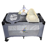 Pierre Cardin Nursery Centre, Bed & Play Pen - Grey