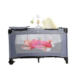 Pierre Cardin Nursery Centre, Bed & Play Pen - Grey