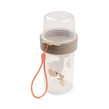 Done By Deer To Go 2-Way Snack Container Large Lalee - Sand
