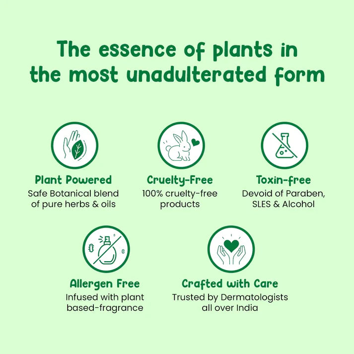 Mother Sparsh Plant Powered Baby Liquid Cleanser - 175ml - Laadlee