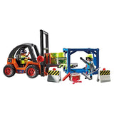 Playmobil Forklift With Freight