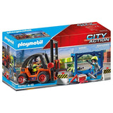 Playmobil Forklift With Freight