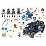 Playmobil Helicopter Pursuit With Runaway Van