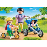 Playmobil City Life Mother With Children Set