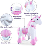 PonyCycle Riding Horse for Kids 3 to 5 years - Pink Unicorn