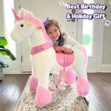 PonyCycle Riding Horse for Kids 3 to 5 years - Pink Unicorn