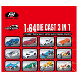 Power Joy Vroom Vroom Diecast Viper-Diecast 1:64 3in1