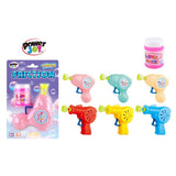 Power Joy Bubble Friction Mini Gun - 1pc Assorted Color