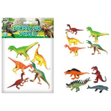 Power Joy Animal Worldz Dinosaur 6inch - 4Pcs (Style & Color May Vary)