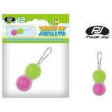 Power Joy Fidget Toy Dimple 2Pop Keychain - Assorted 1pc