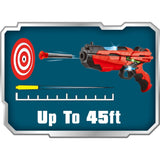 Power Joy Shooterz X Blaster 4 Gun With Lights And 6 Foam Bullets - 1 Pc (Color May Vary)