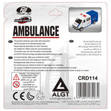 Power Joy Vroom Vroom Diecast Dubai Ambulance 1/43 Uae