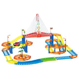 Power Joy Vroom Magic Track Bridge Set Battery Operated
