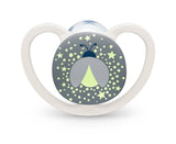 Nuk Space Night Silicone 6M-18M -  Pack of 2