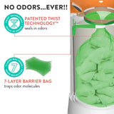 Prince Lionheart My Twist'R Nappy Disposal System Refill Bags 10Pk - Green