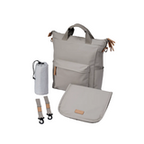 BabaBing Daytripper 3 In 1 Diaper Bag With Hooks And Changing Pad – Grey