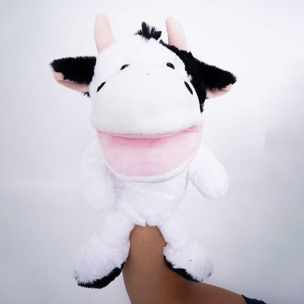 pugs-at-play-battery-operated-puppet-cow-14inch-black-white-8