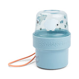 Done By Deer To Go 2-Way Snack Container Small Tiny Farm - Blue