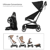 Qplay Airo Stroller - Black