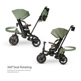 Qplay Comfo Max 7-in-1 Tricycle - Olive Green