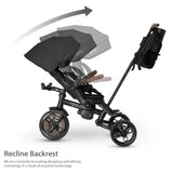Qplay Comfo Max 7-in-1 Tricycle - Black