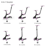 Qplay Sema Evo 5-in-1 Lightening Scooter - Violet