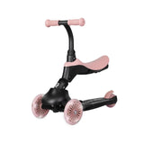 Qplay Sema Evo 5-in-1 Lightening Scooter - Coral Pink