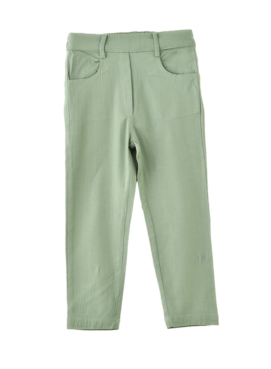 Jelliene Girls Stretch Pants - Green