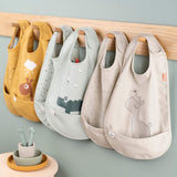 Done By Deer Bib W/Velcro 2-Pack Lalee - Sand