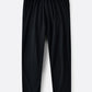 Jelliene Luxe Girls Modal Knit Harem Pants - Black