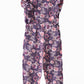 Jelliene Blooming Fun Girls Floral Print Jumpsuit - Purple