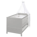 Roba Convertible Star Magic Baby Cot Set To Junior Bed with Bedding Set - Taupe